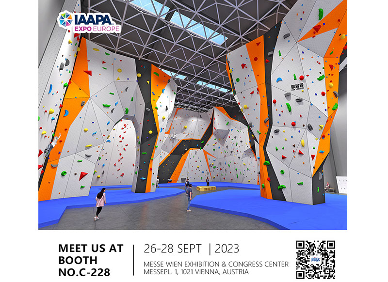 rock climbing wall, climbing wall manufacture, climbing wall exhibition, bouldering  gym, climbing holds, climbing panel